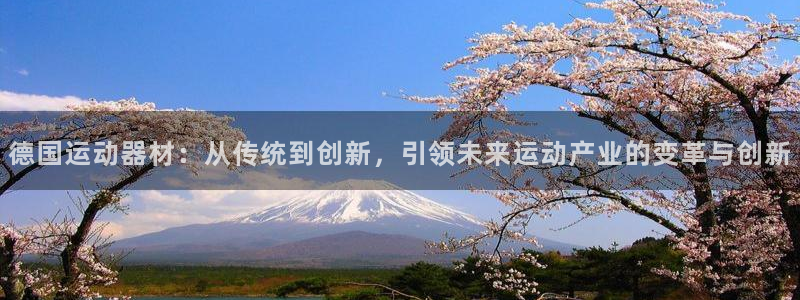 凯捷体育平台注册流程视频:德国运动器材:从传统到创新,引领未